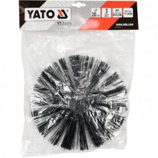 YATO Perie curatare sisteme canalizare, 20 cm..